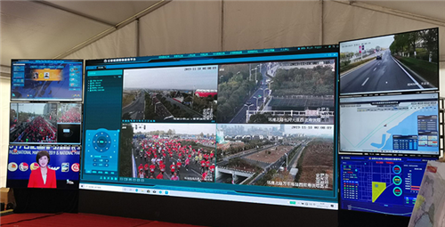 安保中心现场实时传输画面